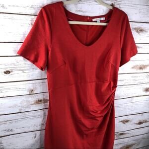 Boden Red Midi Dress